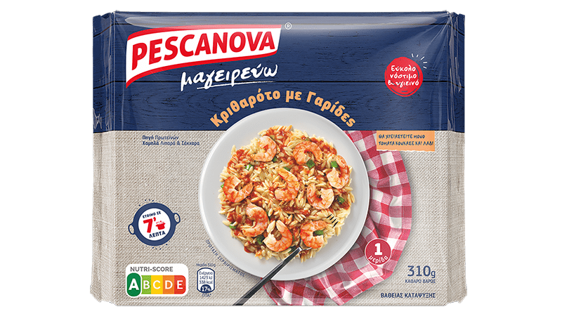 “PESCANOVA I cook”                                          Orzo with shrimps