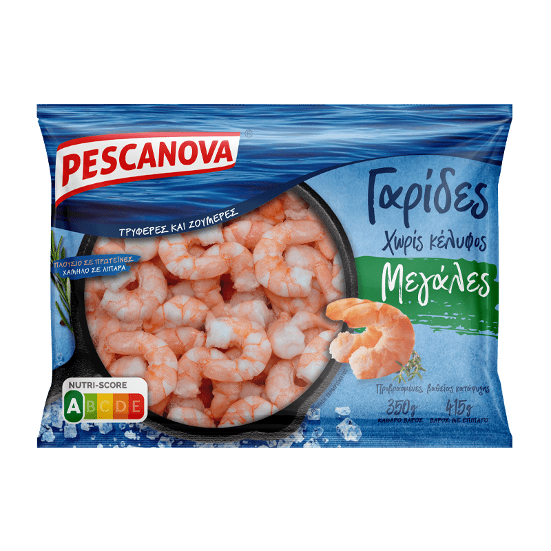Big shrimps without shell