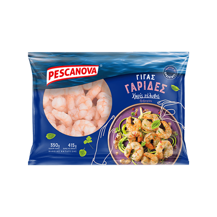 Giant Shrimps, without shell