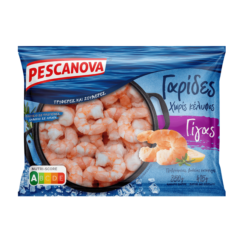 Giant Shrimps, without shell