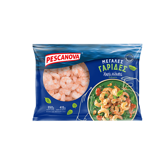 Big shrimps without shell